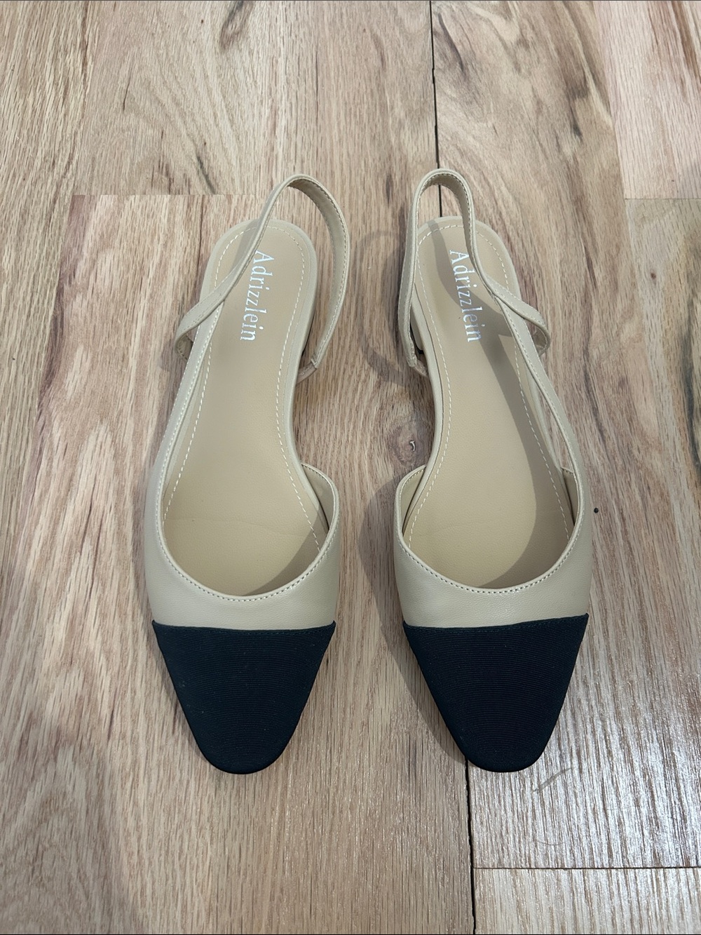 Adrizzlein Pointed Slingback Flats